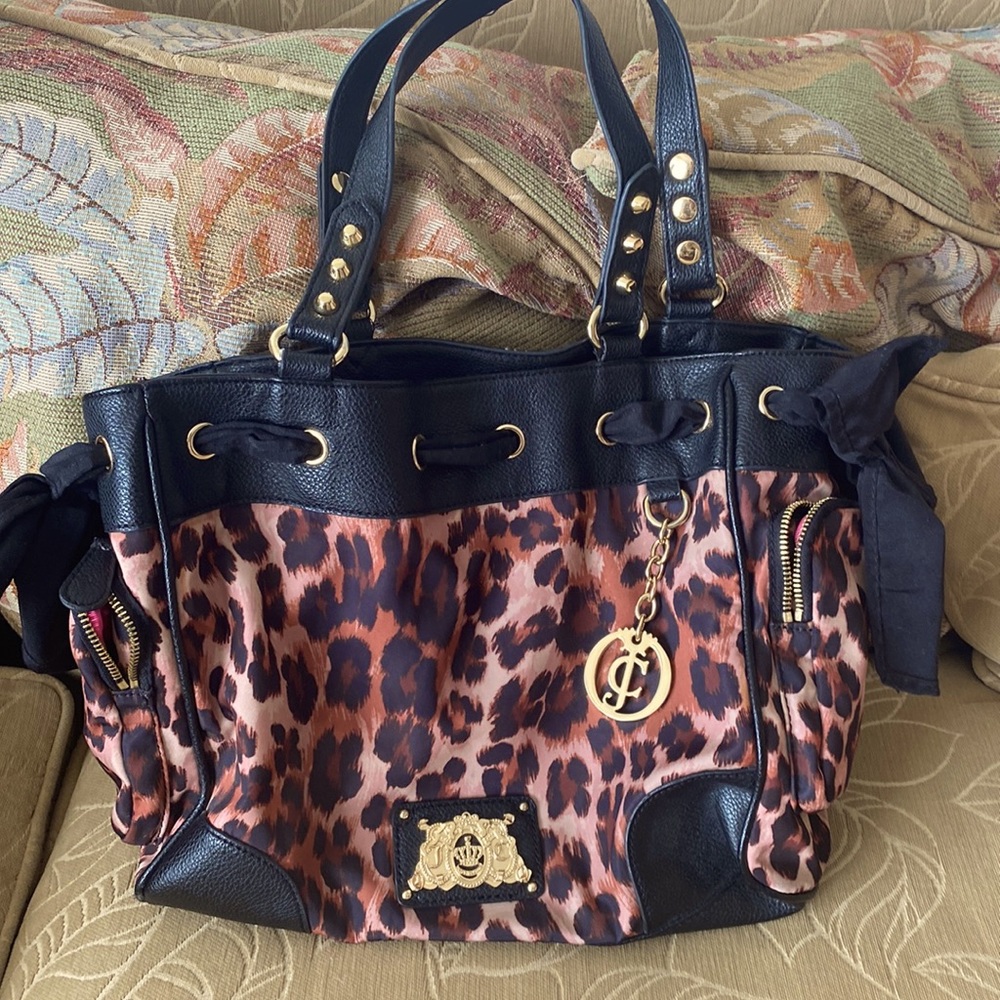 Juicy Couture Leopard Print Handbag Purse